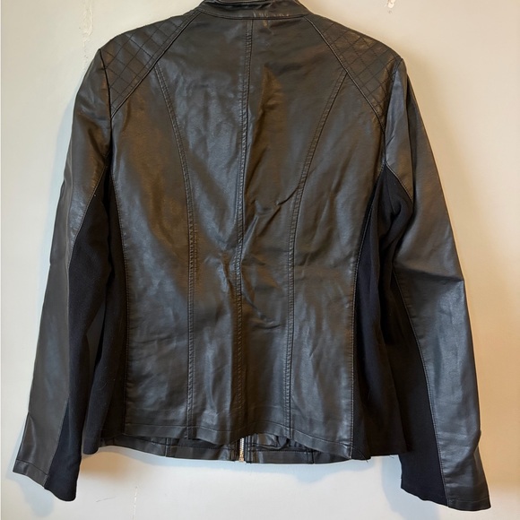 NWT a.n.a Black Leather Jacket - Picture 4 of 5
